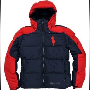 🥷🏿🥷🏿🥷🏿POLO RALPH LAUREN JACKET NAVY / RED TYROL BIG PONY